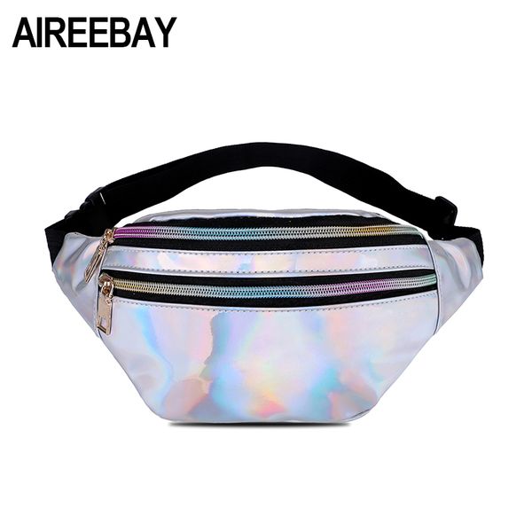 aireebay new holographic fanny pack female silver laser waist packs hip waist bag women's hologram belt bags pouch purse phone
aireebay new holographic fanny pack female silver laser waist packs hip waist bag women's hologram belt bags pouch purse phone
