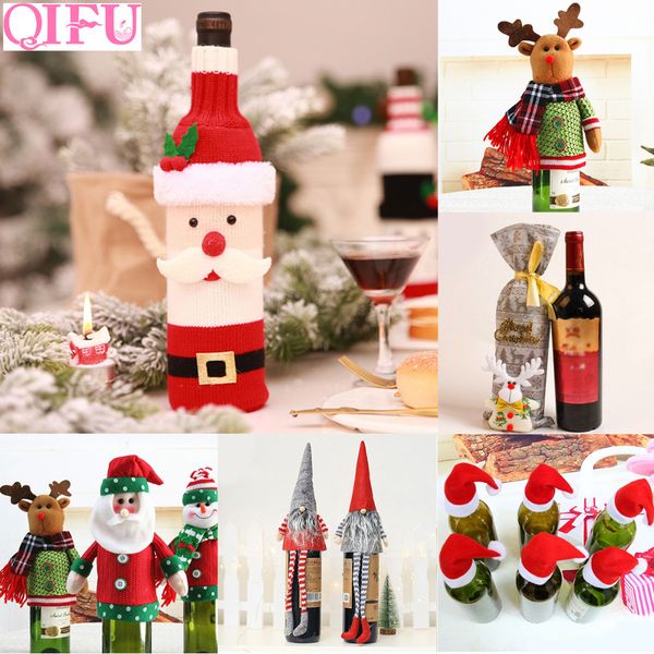 qifu christmas wine bottle decor set santa claus snowman deer bottle cover clothes kitchen decorations for xmas new year 2019
qifu christmas wine bottle decor set santa claus snowman deer bottle cover clothes kitchen decorations for xmas new year 2019