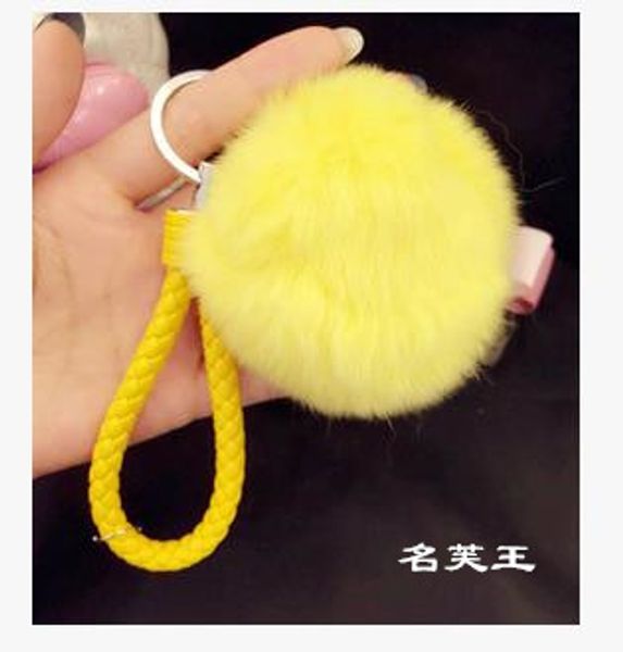 2016 new 8 cm real fur pompom keychain fur pom pom key chain ring leather knitted car women bag charm accessories pendant, Silver
2016 new 8 cm real fur pompom keychain fur pom pom key chain ring leather knitted car women bag charm accessories pendant, Silver