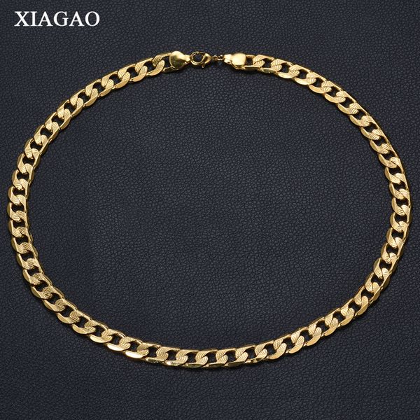 xiagao stainless steel cuban chain necklace waterproof men link curb chain gift jewelry length customized punk jewelry xgbn015, Silver
xiagao stainless steel cuban chain necklace waterproof men link curb chain gift jewelry length customized punk jewelry xgbn015, Silver