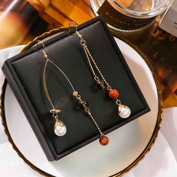 2020 new fashion simulation pearl gold color drop earrings crystal earrings for women korean style birthday's gift cl3-046, Silver
2020 new fashion simulation pearl gold color drop earrings crystal earrings for women korean style birthday's gift cl3-046, Silver