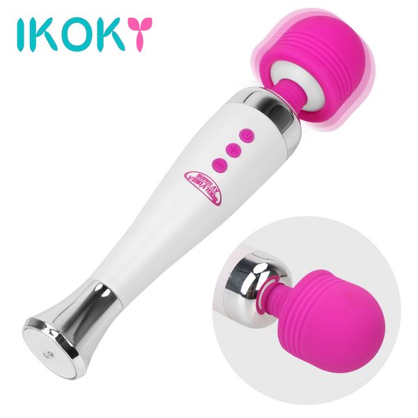 ikoky 12 massager women usb charging vibrators wand speed stimulate av g-spot magic for toys clitoris y191214
ikoky 12 massager women usb charging vibrators wand speed stimulate av g-spot magic for toys clitoris y191214