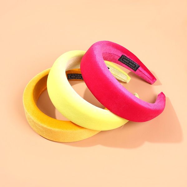 trendy padded sponge headband for women solid color thick hairband headdress wide hoop crown jewelry accessories female f0709, Golden;white
trendy padded sponge headband for women solid color thick hairband headdress wide hoop crown jewelry accessories female f0709, Golden;white
