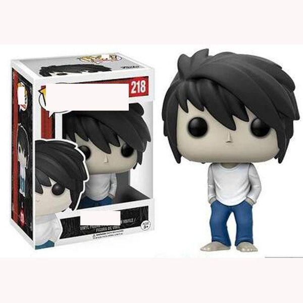 kawaii funko pop death note lawliet vinyl anime action figure new with box #218 popular toy gify good quality
kawaii funko pop death note lawliet vinyl anime action figure new with box #218 popular toy gify good quality