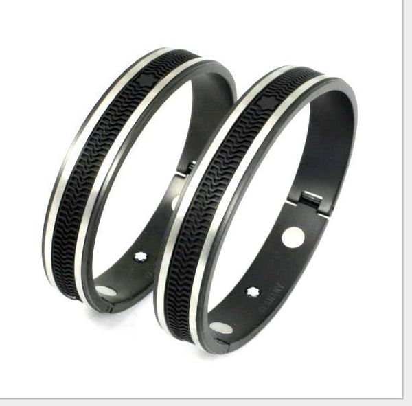 black titanium steel lovers bracelet men's and women's bracelet black bracelet, Golden;silver
black titanium steel lovers bracelet men's and women's bracelet black bracelet, Golden;silver