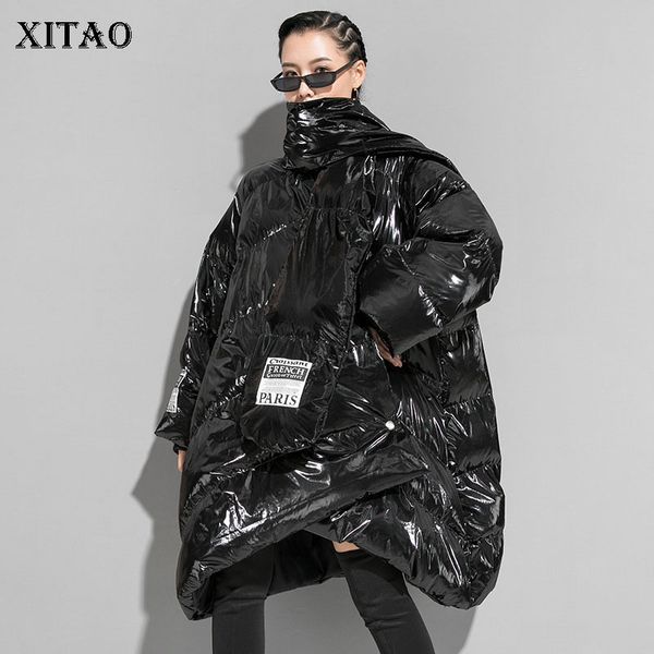 xitao cross border irregular parka fashion new 219 winter pocket letter full sleeve single breast long casual parka xj2761, Black
xitao cross border irregular parka fashion new 219 winter pocket letter full sleeve single breast long casual parka xj2761, Black