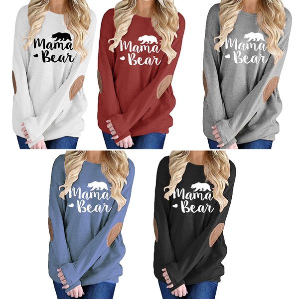 mama bear graphic t shirts autumn patched letter long sleeves monogram rainbow print pullovers moms women tees happy camper ljja3305, White
mama bear graphic t shirts autumn patched letter long sleeves monogram rainbow print pullovers moms women tees happy camper ljja3305, White