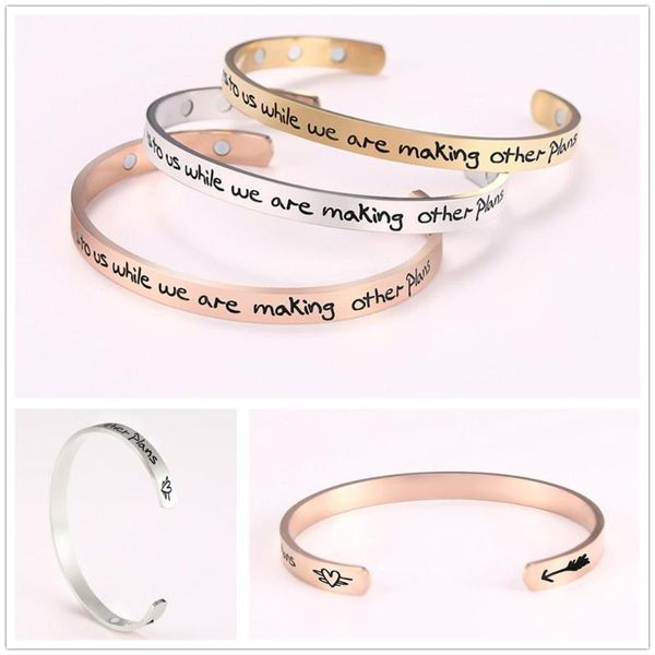 skyrim fashion quote mantra cuff bracelets women men stainless steel rose gold magnetic health care bangles jewelry friend gift, Black
skyrim fashion quote mantra cuff bracelets women men stainless steel rose gold magnetic health care bangles jewelry friend gift, Black