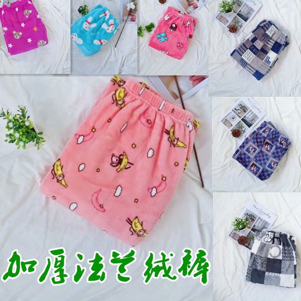 autumn and winter flannel pajamas women's men and women trousers thick warm men women pants winter loose pajama coral velvet, Black;red
autumn and winter flannel pajamas women's men and women trousers thick warm men women pants winter loose pajama coral velvet, Black;red