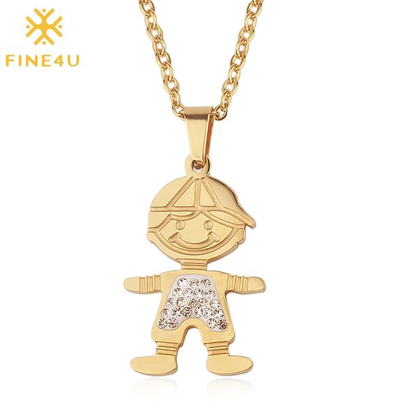 fine4u n257 gold color smile boy pendant necklaces stainless steel chain necklace for men children jewelry gifts, Silver
fine4u n257 gold color smile boy pendant necklaces stainless steel chain necklace for men children jewelry gifts, Silver