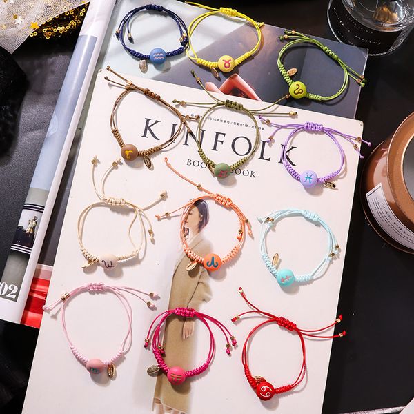simple and cute twelve constellation bracelet female tide fresh students hand-woven lucky cat red string bracelet female gift, Golden;silver
simple and cute twelve constellation bracelet female tide fresh students hand-woven lucky cat red string bracelet female gift, Golden;silver