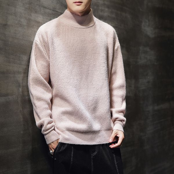 2019autumn new mens hong kong version sweater male lazy style loose fashion casual clothes warm sweater nine colors, White;black
2019autumn new mens hong kong version sweater male lazy style loose fashion casual clothes warm sweater nine colors, White;black