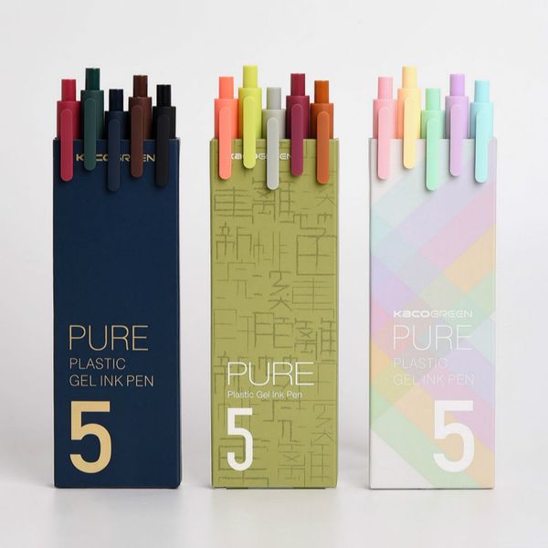 colored ink gel pens classical style plastic gel ink pens 0.5mm black / colorful 5pcs/set stationery
colored ink gel pens classical style plastic gel ink pens 0.5mm black / colorful 5pcs/set stationery