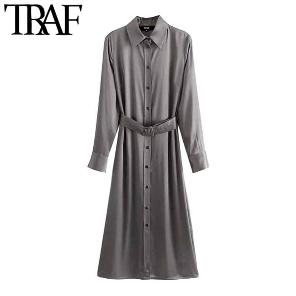 traf женщины урожай элегантный офис wear твердая midi рубашка платье моды с blet длинным рукавом женский платья vestidos mujer, Black;gray
traf женщины урожай элегантный офис wear твердая midi рубашка платье моды с blet длинным рукавом женский платья vestidos mujer, Black;gray