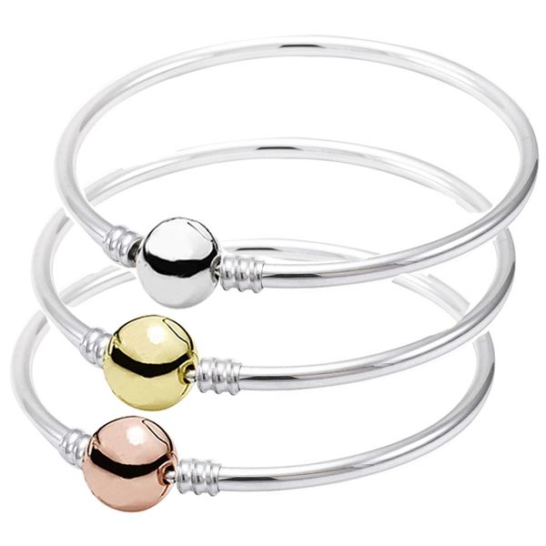 new 925 sterling silver bangle rose gold & silver ball circular clasp clip suitable bracelet fit bead charm diy europe jewelry, Black
new 925 sterling silver bangle rose gold & silver ball circular clasp clip suitable bracelet fit bead charm diy europe jewelry, Black