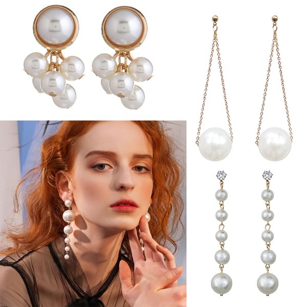 new fashion pearl drop earrings for women lot gold/silver simple 2020 trendy wedding jewelry simple bridal dangle earring
new fashion pearl drop earrings for women lot gold/silver simple 2020 trendy wedding jewelry simple bridal dangle earring