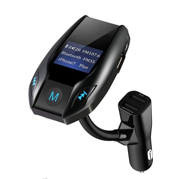 bluetooth v4.2 car fm transmitter modulator mp3 player hands radio adapter kit usb charger fast charger car accessorie#ger
bluetooth v4.2 car fm transmitter modulator mp3 player hands radio adapter kit usb charger fast charger car accessorie#ger