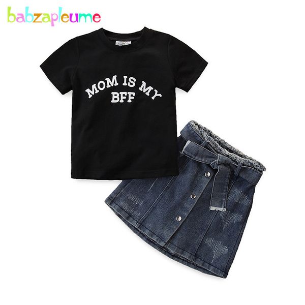 new summer baby clothing set toddler outfits little girl clothes fashion letter cotton black t-shirt+children denim skirt bc1857, White
new summer baby clothing set toddler outfits little girl clothes fashion letter cotton black t-shirt+children denim skirt bc1857, White
