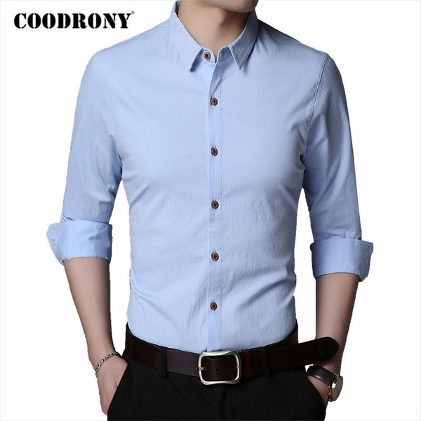 coodrony brand long sleeve shirt men spring autumn mens casual shirts pure color business dress soft cotton chemise homme c6023, White;black
coodrony brand long sleeve shirt men spring autumn mens casual shirts pure color business dress soft cotton chemise homme c6023, White;black