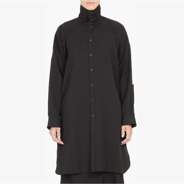 men's casual shirts xs-6xl 2021 clothing hair stylist original designer show high collar profile loose shirt plus size costumes, White;black
men's casual shirts xs-6xl 2021 clothing hair stylist original designer show high collar profile loose shirt plus size costumes, White;black
