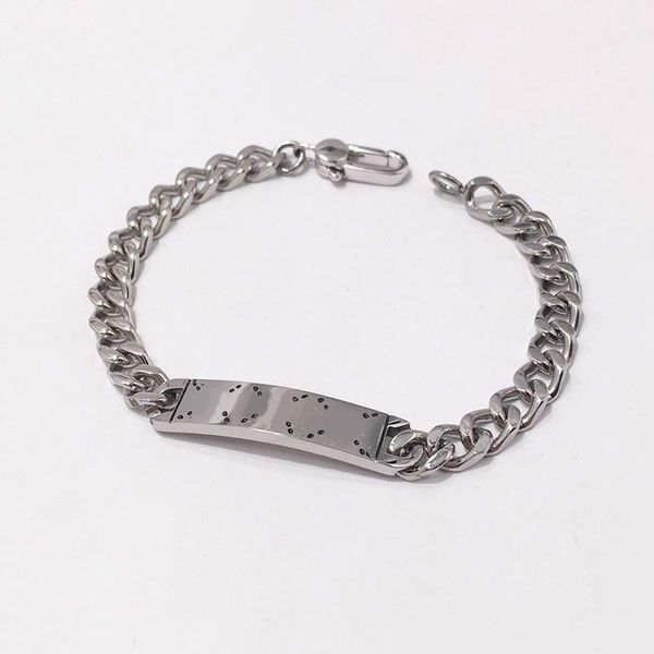 2019 new stainless steel silver chain bracelet for men wedding valentine's day gift fashion sign designer jewelry for women ing, Black
2019 new stainless steel silver chain bracelet for men wedding valentine's day gift fashion sign designer jewelry for women ing, Black