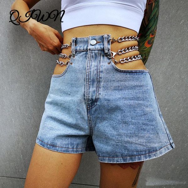 runway women summer club chain high waist denim shorts 2020 summer hollow a word wide leg pants tide clothes, White;black
runway women summer club chain high waist denim shorts 2020 summer hollow a word wide leg pants tide clothes, White;black