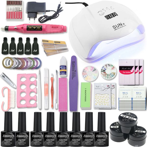 manicure set with uv lamp 54/48/36w acrylic nail kit 6pcs nail gel polish kit manicure tools set drill for tools
manicure set with uv lamp 54/48/36w acrylic nail kit 6pcs nail gel polish kit manicure tools set drill for tools