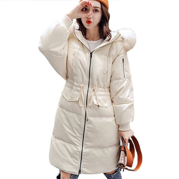 new fashion 2019 winter for women 90% hooded white jacket with duck down long coat of natural fur raccoon park insulated hj159, Black
new fashion 2019 winter for women 90% hooded white jacket with duck down long coat of natural fur raccoon park insulated hj159, Black