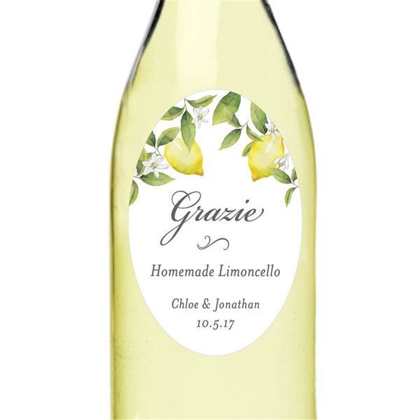 custom any text limoncello labels, personalized names date stickers for wedding favors, grazie oval watercolor lemon stickers
custom any text limoncello labels, personalized names date stickers for wedding favors, grazie oval watercolor lemon stickers