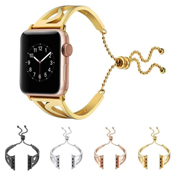 fashion stainless steel women bracelet watch band 4/3/2/1 wristband replacement strap iwatch series 44/42/40/38mm, Black;brown
fashion stainless steel women bracelet watch band 4/3/2/1 wristband replacement strap iwatch series 44/42/40/38mm, Black;brown