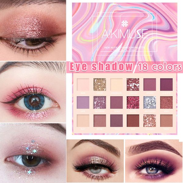 newly 18 colors shining matte eyeshadow sequin waterproof smoky eye shadow palette ms88
newly 18 colors shining matte eyeshadow sequin waterproof smoky eye shadow palette ms88