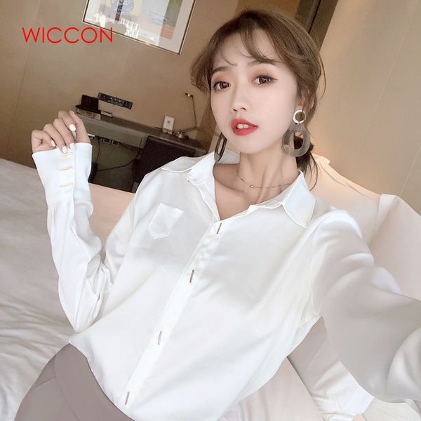 satin blouse women shirts vintage blouses metal button plus size white pink blouse korean fashion elegant work shirt
satin blouse women shirts vintage blouses metal button plus size white pink blouse korean fashion elegant work shirt