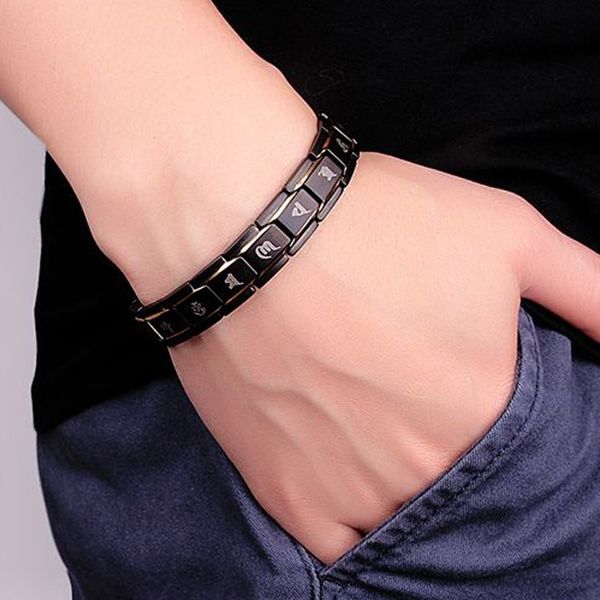 healthy titanium steel magnetotherapy bracelet men jewelry bio energy magnet bracelets bangle, Golden;silver
healthy titanium steel magnetotherapy bracelet men jewelry bio energy magnet bracelets bangle, Golden;silver