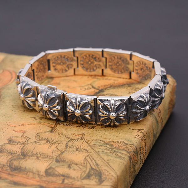 personalized 925 real sterling silver fine jewelry brand antique silver hand-made designer heavy punk gothic bracelet tough men bracelets
personalized 925 real sterling silver fine jewelry brand antique silver hand-made designer heavy punk gothic bracelet tough men bracelets