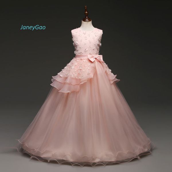 janeygao flower girl dresses pink first communion dresses elegant with beading appliques bow formal kids gown for wedding party, Red;yellow
janeygao flower girl dresses pink first communion dresses elegant with beading appliques bow formal kids gown for wedding party, Red;yellow