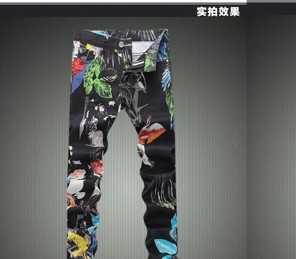 wholesale-winter floral printed mens jeans black biker jeans 2016 new designer denim overalls men brand clothing, Blue
wholesale-winter floral printed mens jeans black biker jeans 2016 new designer denim overalls men brand clothing, Blue