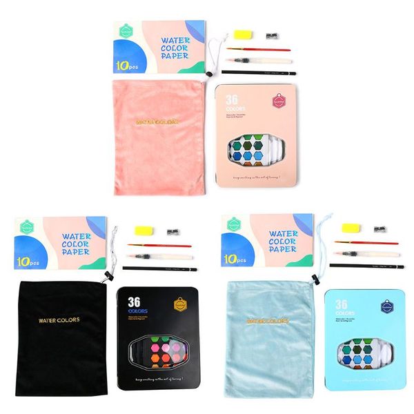 1box watercolor pigment set 36-color watercolor paint student hand-painted portable painting set iron box water color art suppli
1box watercolor pigment set 36-color watercolor paint student hand-painted portable painting set iron box water color art suppli
