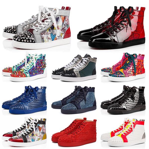 selling red bottoms womens mens casual designer shoes studded spike shoes party lovers air genuine leather luxury platform sneakers, Black
selling red bottoms womens mens casual designer shoes studded spike shoes party lovers air genuine leather luxury platform sneakers, Black