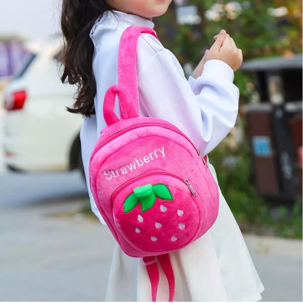 2020 new baby strawberry fruits soft backpack girl boy cute cartoon plush kindergarten book bag kids toddlers gifts
2020 new baby strawberry fruits soft backpack girl boy cute cartoon plush kindergarten book bag kids toddlers gifts