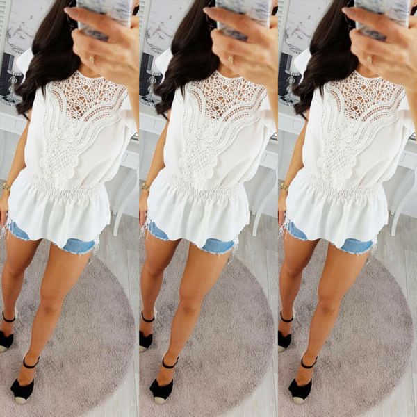 2019 марка мода white lace t shirt женщины сыпучие с коротким рукавом топы полые из кружева повседневный tops t-shirt новый горячий
2019 марка мода white lace t shirt женщины сыпучие с коротким рукавом топы полые из кружева повседневный tops t-shirt новый горячий
