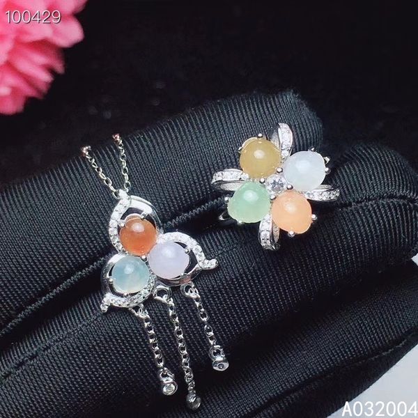 kjjeaxcmy fine jewelry 925 sterling silver inlaid natural jadeite female ring pendant set popular support detection, Black
kjjeaxcmy fine jewelry 925 sterling silver inlaid natural jadeite female ring pendant set popular support detection, Black