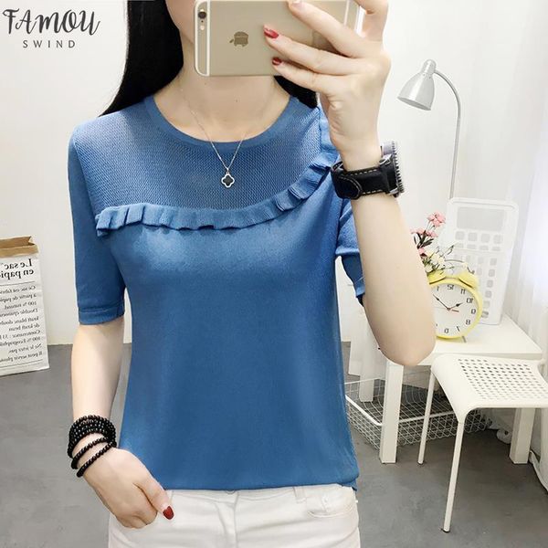 women spring summer style blouses shirts lady casual short sleeve patchwork o neck panelled blusas shirts df2649, White
women spring summer style blouses shirts lady casual short sleeve patchwork o neck panelled blusas shirts df2649, White