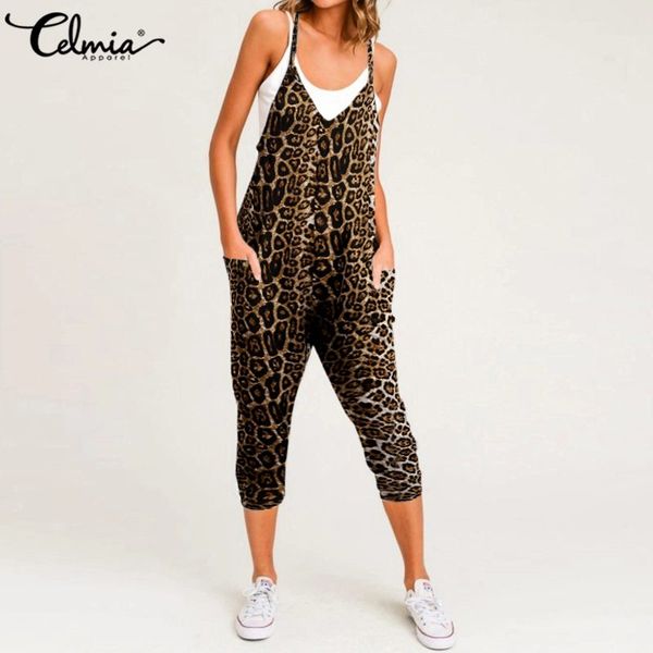 2020 summer women rompers loose jumpsuits celmia vintage leopard print spaghetti straps v-neck casual oversized playsuits, Black;white
2020 summer women rompers loose jumpsuits celmia vintage leopard print spaghetti straps v-neck casual oversized playsuits, Black;white