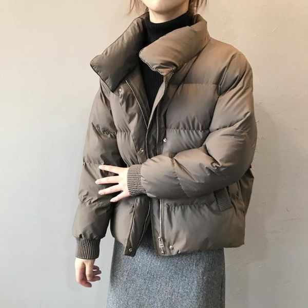 2020 winter jacket women streetwear polyester zipper solid color padded coat jaqueta feminina, Black
2020 winter jacket women streetwear polyester zipper solid color padded coat jaqueta feminina, Black