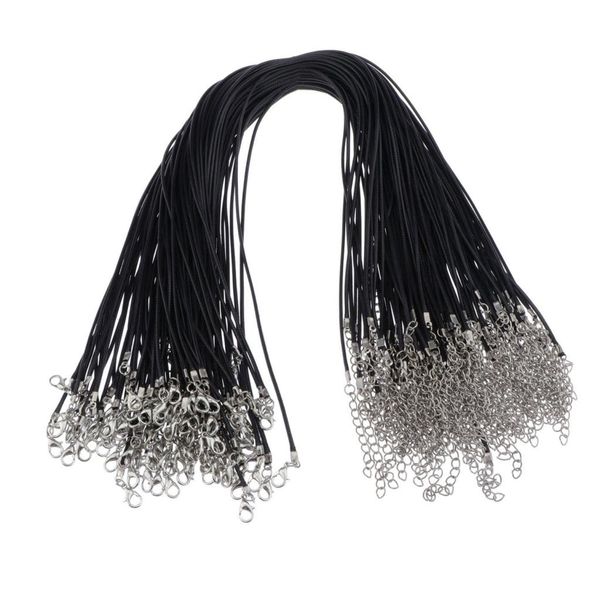 20pcs 18inch/1.5mm necklace cord black waxed cotton cord for necklace making and bracelet making, Silver
20pcs 18inch/1.5mm necklace cord black waxed cotton cord for necklace making and bracelet making, Silver