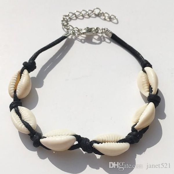 handmade natural cowrie beads shell woven chain bracelet adjustable knot boho summer bracelets friendship jewelry, Golden;silver
handmade natural cowrie beads shell woven chain bracelet adjustable knot boho summer bracelets friendship jewelry, Golden;silver