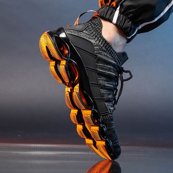 2020 new outdoor men running for men jogging walking sports shoes high-quality lace-up athietic breathable blade sneakers, Black
2020 new outdoor men running for men jogging walking sports shoes high-quality lace-up athietic breathable blade sneakers, Black