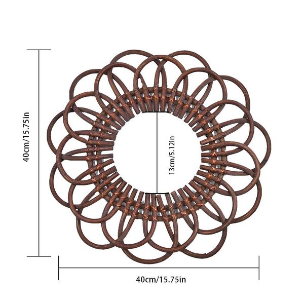 nordic natural vine wall decoration pendant rattan handmade mirror flower frame living room bedroom wall hanging ornament
nordic natural vine wall decoration pendant rattan handmade mirror flower frame living room bedroom wall hanging ornament