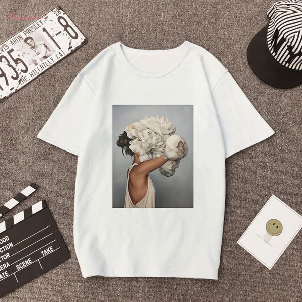 plus size women summer vogue print casual t shirt lady flowers feather short sleeve o neck loose tees camisetas mujer, White
plus size women summer vogue print casual t shirt lady flowers feather short sleeve o neck loose tees camisetas mujer, White