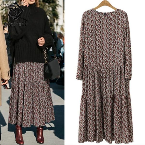 plus size 4xl o neck women floral print flowers shirt dress fall fashion vintage long sleeves good quality female dress d7n705a, Black;gray
plus size 4xl o neck women floral print flowers shirt dress fall fashion vintage long sleeves good quality female dress d7n705a, Black;gray